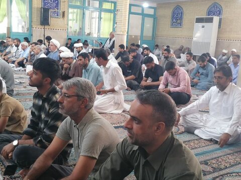 آیین عبادی سیاسی نماز جمعه ایرانشهر