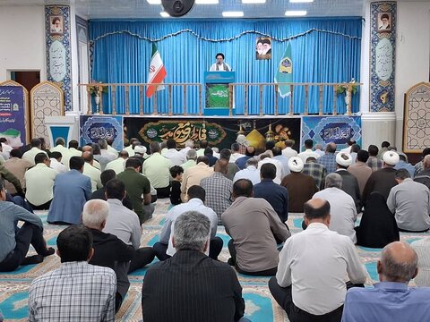 تصاویر/ آیین عبادی سیاسی نمازجمعه امروز شهر جم