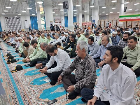 تصاویر/ آیین عبادی سیاسی نمازجمعه امروز شهر جم