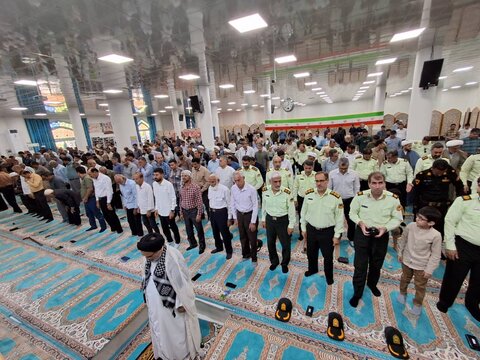 تصاویر/ آیین عبادی سیاسی نمازجمعه امروز شهر جم