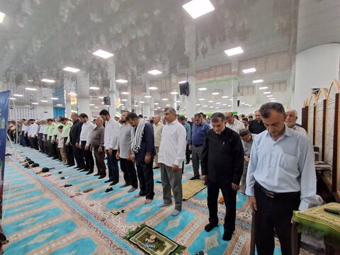 تصاویر/ آیین عبادی سیاسی نمازجمعه امروز شهر جم