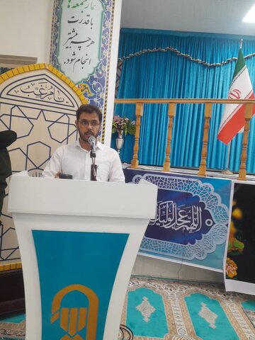 تصاویر/ آیین عبادی سیاسی نمازجمعه امروز شهر جم