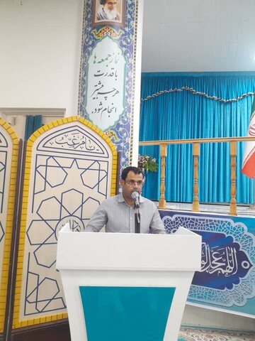 تصاویر/ آیین عبادی سیاسی نمازجمعه امروز شهر جم