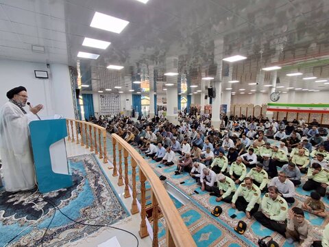 تصاویر/ آیین عبادی سیاسی نمازجمعه امروز شهر جم