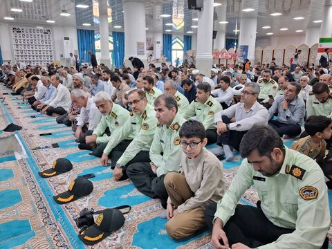 تصاویر/ آیین عبادی سیاسی نمازجمعه امروز شهر جم