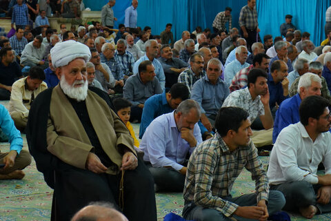 تصاویر/  اعلام انزجار از رژیم جعلی صهیونی در نماز جمعه میبد