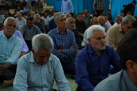 تصاویر/  اعلام انزجار از رژیم جعلی صهیونی در نماز جمعه میبد