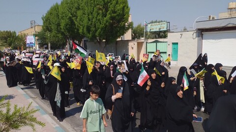 تصاویر/ راهپیمایی مردم بوشهر در حمایت از کاروان صُمود