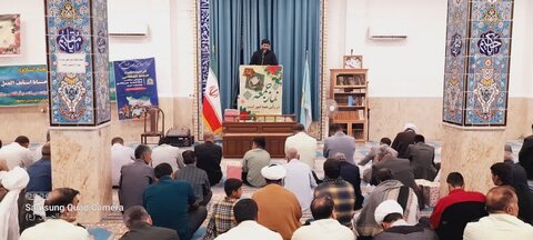 آیین عبادی سیاسی نماز جمعه شهرستان نیمروز