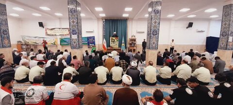 آیین عبادی سیاسی نماز جمعه شهرستان نیمروز