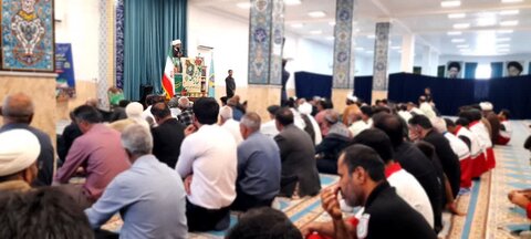 آیین عبادی سیاسی نماز جمعه شهرستان نیمروز