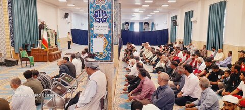 آیین عبادی سیاسی نماز جمعه شهرستان نیمروز