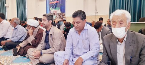 آیین عبادی سیاسی نماز جمعه شهرستان نیمروز