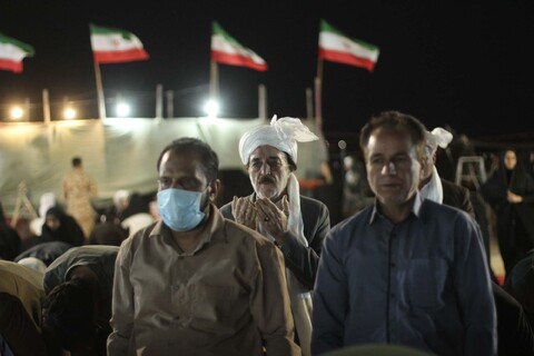 تصاویر| نماز با شکوه جماعت در منطقه مرزی عشایری آهنگران