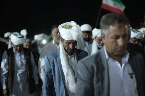 تصاویر| نماز با شکوه جماعت در منطقه مرزی عشایری آهنگران