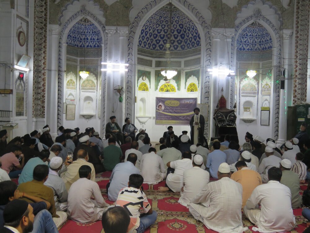 برگزاری مجلس ترحیم همسر آیتالله العظمی سیستانی در لکهنو