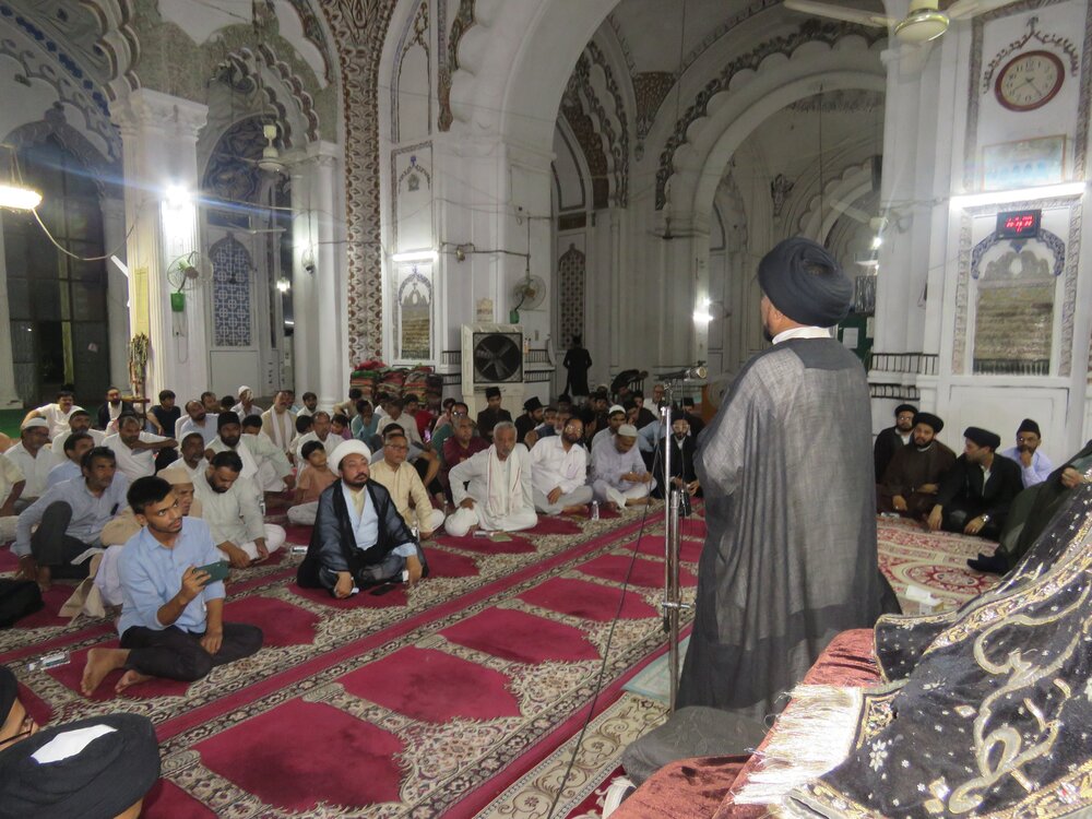 برگزاری مجلس ترحیم همسر آیتالله العظمی سیستانی در لکهنو