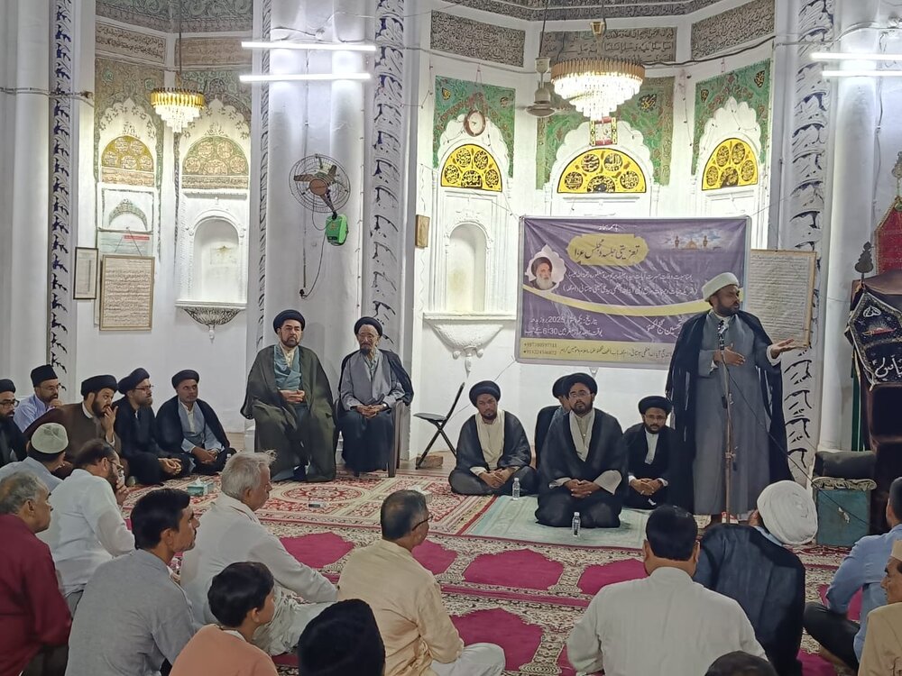 برگزاری مجلس ترحیم همسر آیتالله العظمی سیستانی در لکهنو