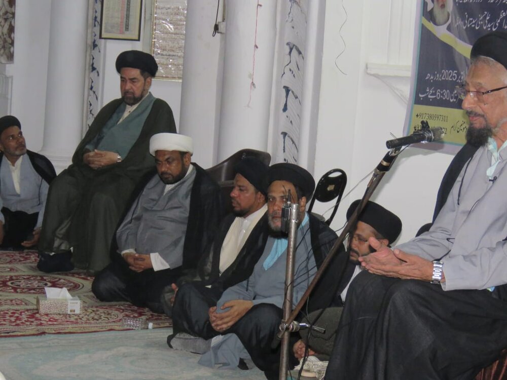 برگزاری مجلس ترحیم همسر آیتالله العظمی سیستانی در لکهنو