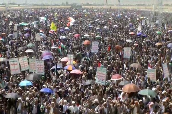 یمن میں صیہونی جارحیت کے خلاف ملین مارچ، امریکہ و اسرائیل کی شدید مذمت