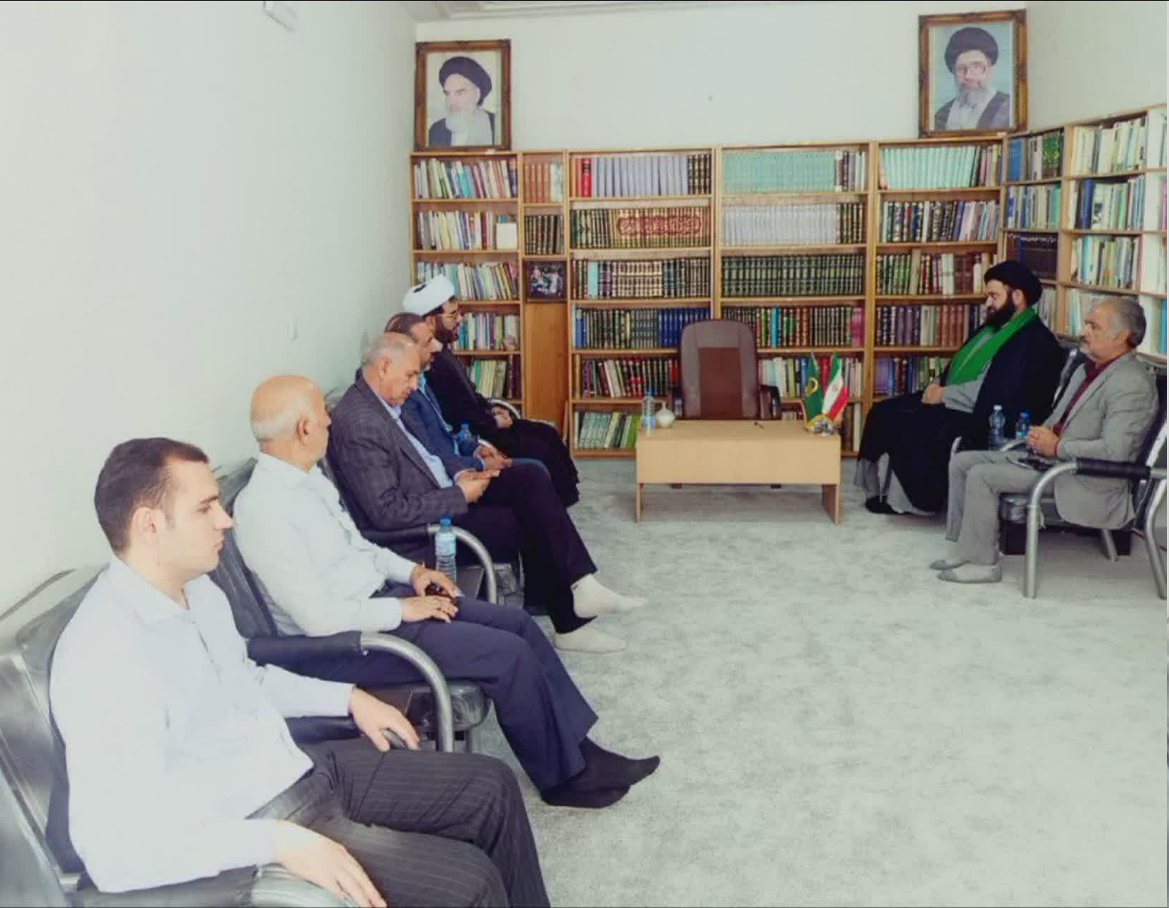 دیدار رئیس دادگستری و قضات با امام جمعه جدید مهدیشهر + عکس