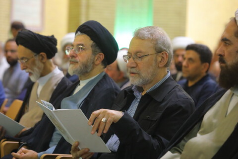 تصاویر / مراسم ترحیم همسر آیت الله العظمی سیستانی در تهران