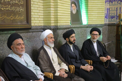 تصاویر / مراسم ترحیم همسر آیت الله العظمی سیستانی در تهران