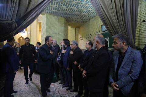 تصاویر / مراسم ترحیم همسر آیت الله العظمی سیستانی در تهران