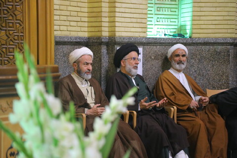 تصاویر / مراسم ترحیم همسر آیت الله العظمی سیستانی در تهران