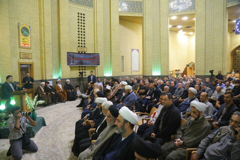 تصاویر / مراسم ترحیم همسر آیت الله العظمی سیستانی در تهران