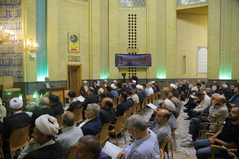 تصاویر / مراسم ترحیم همسر آیت الله العظمی سیستانی در تهران