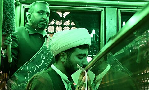 تصاویر/ آیین غبارروبی مضجع حضرت عبدالعظیم(ع)
