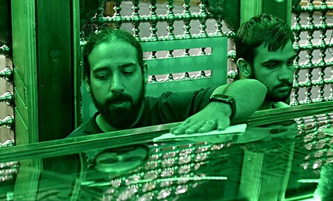 تصاویر/ آیین غبارروبی مضجع حضرت عبدالعظیم(ع)