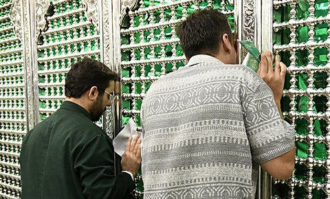 تصاویر/ آیین غبارروبی مضجع حضرت عبدالعظیم(ع)