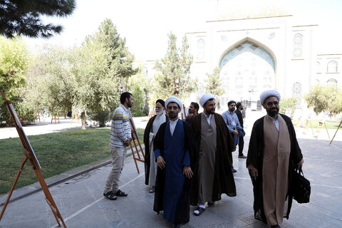 تصاویر/ حواشی رونمایی از سایت حوزه و روحانیت خبرگزاری تسنیم