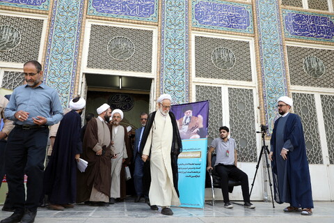 تصاویر/ حواشی رونمایی از سایت حوزه و روحانیت خبرگزاری تسنیم