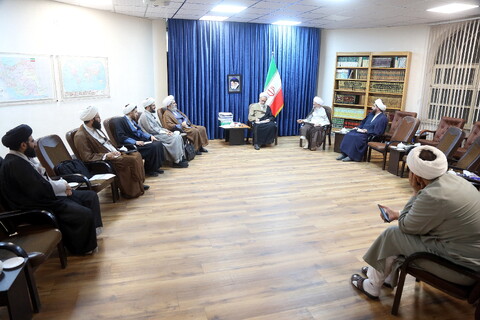 دیدار امام جمعه و نماینده ولی فقیه در استان مازندران با آیت الله اعرافی