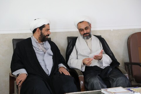 تصاویر/ آیین تکریم و معارفه مدیر مدرسه علمیه حضرت مهدی (عج) شهرستان بهاباد انجام شد