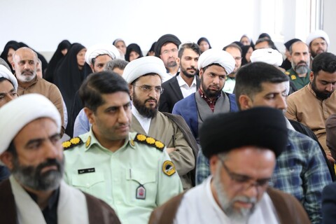 تصاویر/ آیین تکریم و معارفه مدیر مدرسه علمیه حضرت مهدی (عج) شهرستان بهاباد انجام شد