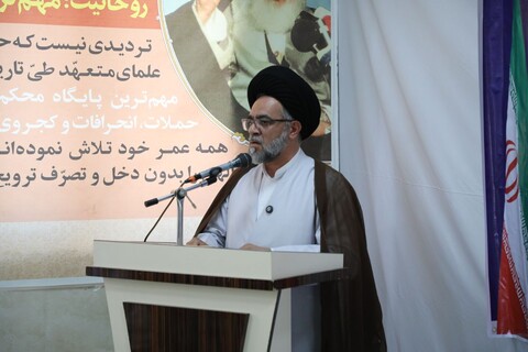 تصاویر/ آیین تکریم و معارفه مدیر مدرسه علمیه حضرت مهدی (عج) شهرستان بهاباد انجام شد