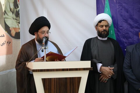تصاویر/ آیین تکریم و معارفه مدیر مدرسه علمیه حضرت مهدی (عج) شهرستان بهاباد انجام شد