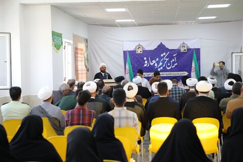 تصاویر/ آیین تکریم و معارفه مدیر مدرسه علمیه حضرت مهدی (عج) شهرستان بهاباد انجام شد