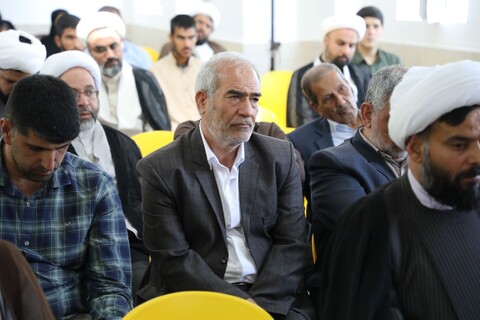 تصاویر/ آیین تکریم و معارفه مدیر مدرسه علمیه حضرت مهدی (عج) شهرستان بهاباد انجام شد