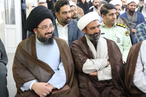 تصاویر/ آیین تکریم و معارفه مدیر مدرسه علمیه حضرت مهدی (عج) شهرستان بهاباد انجام شد