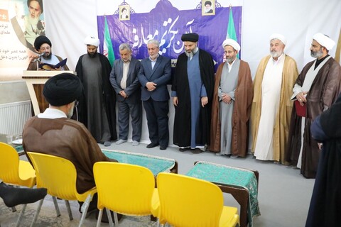 تصاویر/ آیین تکریم و معارفه مدیر مدرسه علمیه حضرت مهدی (عج) شهرستان بهاباد انجام شد