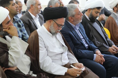 تصاویر/ آیین تکریم و معارفه مدیر مدرسه علمیه حضرت مهدی (عج) شهرستان بهاباد انجام شد