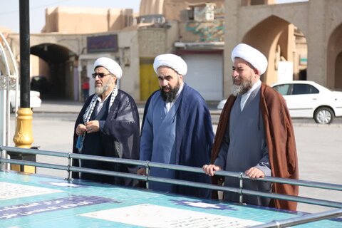 تصاویر/ آیین تکریم و غبارروبی از مزار شهدا و امامزاده جعفر