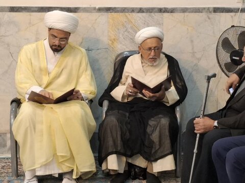 تصاویر/مراسم ترحیم ابوالزوجه نماینده ولی فقیه درکاشان مرحوم حجت الاسلام والمسلمین کشمیری