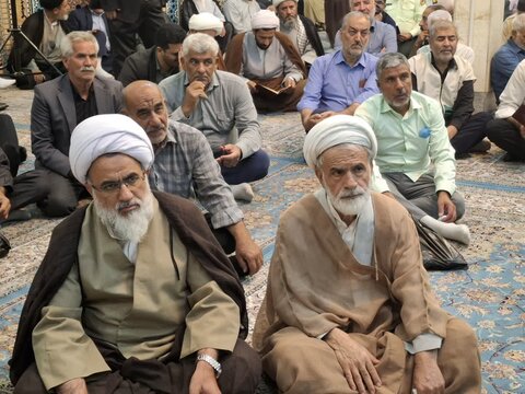 تصاویر/مراسم ترحیم ابوالزوجه نماینده ولی فقیه درکاشان مرحوم حجت الاسلام والمسلمین کشمیری