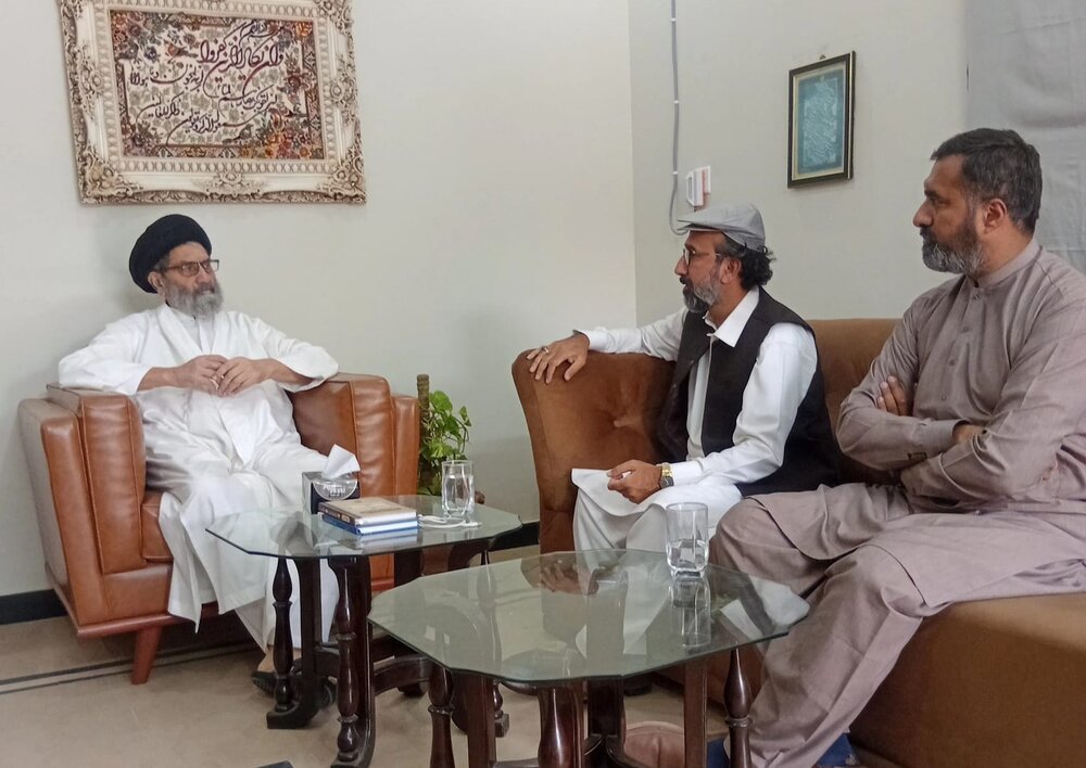 شیعہ علماء کونسل کے مرکزی رہنماء کی قائدِ ملّت جعفریہ سے ملاقات؛ سیلاب سے متعلق بریفنگ